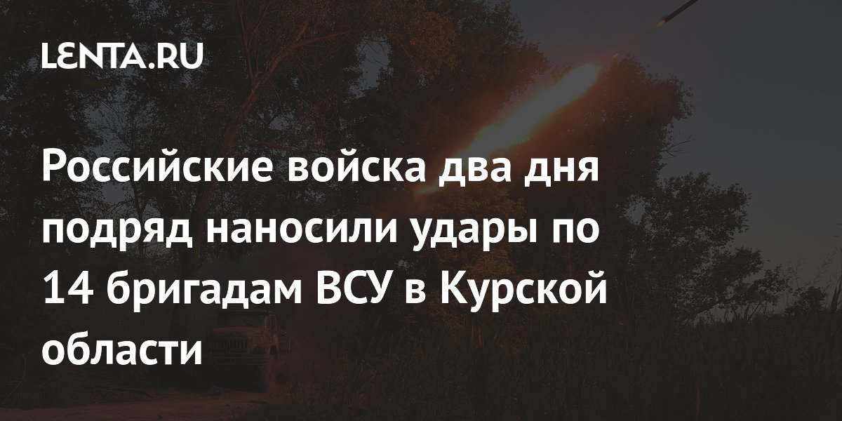 Российские войска два дня подряд наносили удары по 14 бригадам ВСУ в ...
