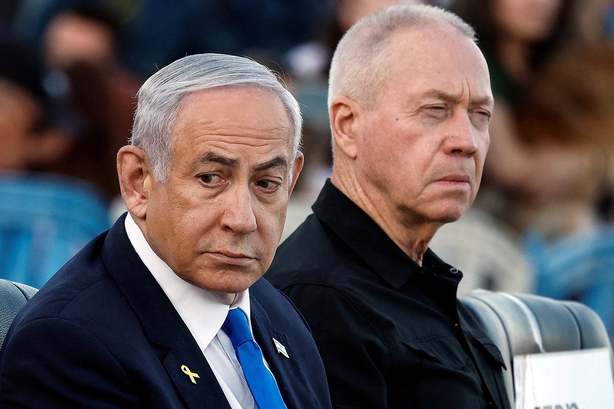 Benyamin Netanyahu və Yoav Galant 