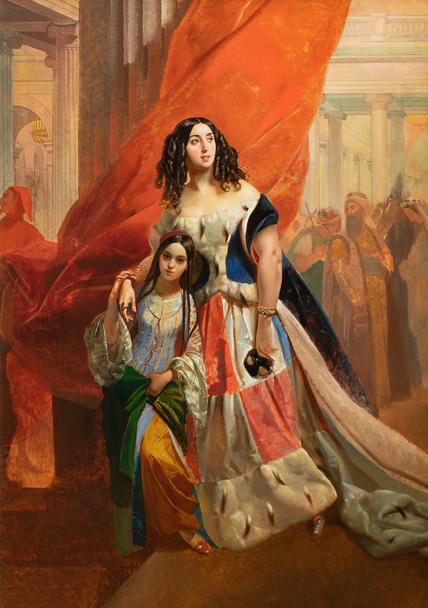 Портрет графини Ю. П. Самойловой