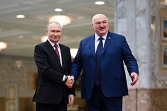 Владимир Путин и Александр Лукашенко