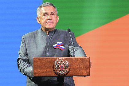 Путин наградил Минниханова орденом «За заслуги перед Отечеством» I степени