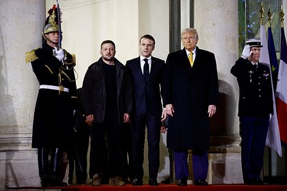 Зеленский обсудил с Трампом и Макроном заморозку боевых действий на Украине