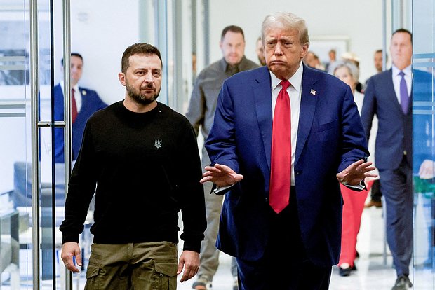 Владимир Зеленский и Дональд Трамп