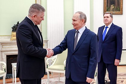 В Кремле раскрыли подробности встречи Путина с Фицо