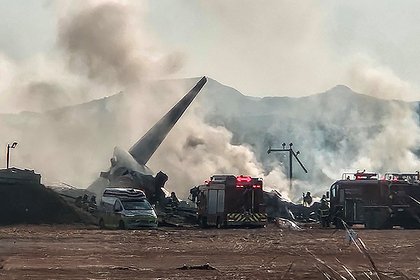 Пожар на упавшем в Южной Корее самолете ликвидировали
