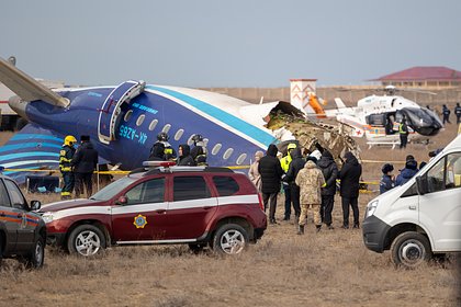 В Казахстане изучат расшифровку черных ящиков разбившегося самолета AZAL