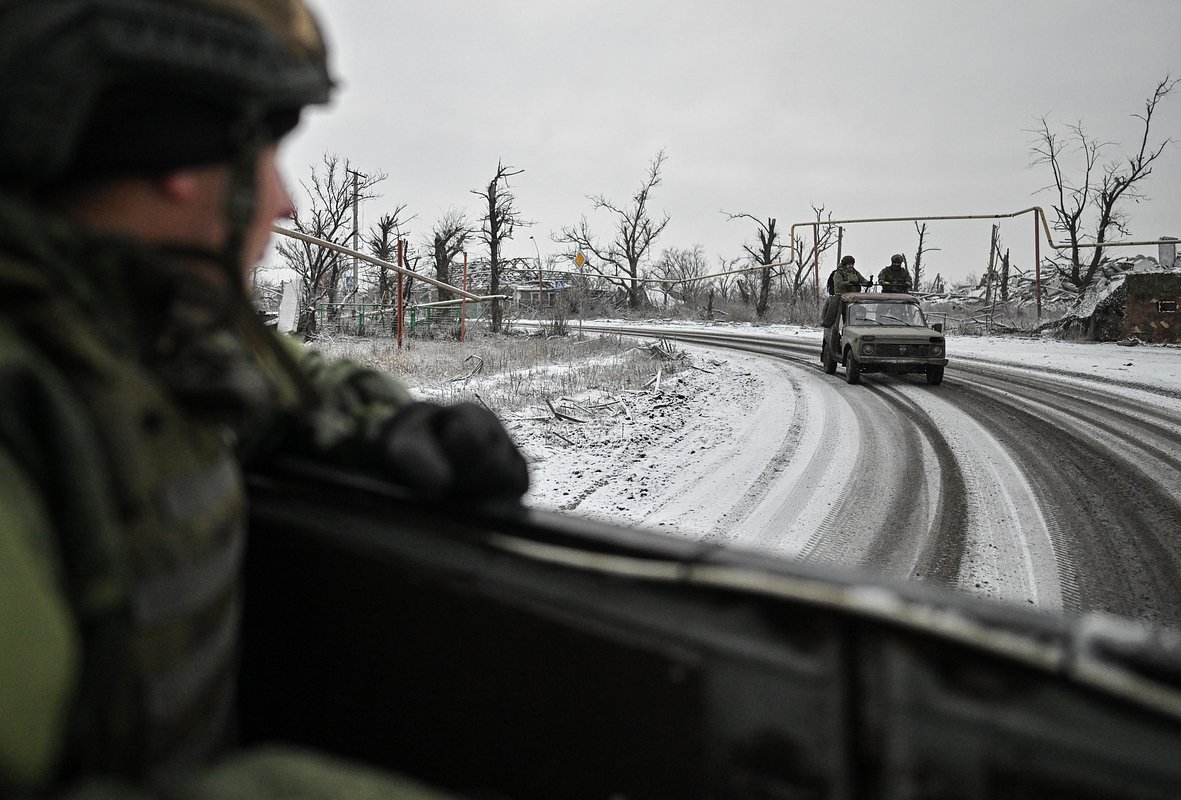 Военнослужащие ВС РФ в Авдеевке. Декабрь 2024 года