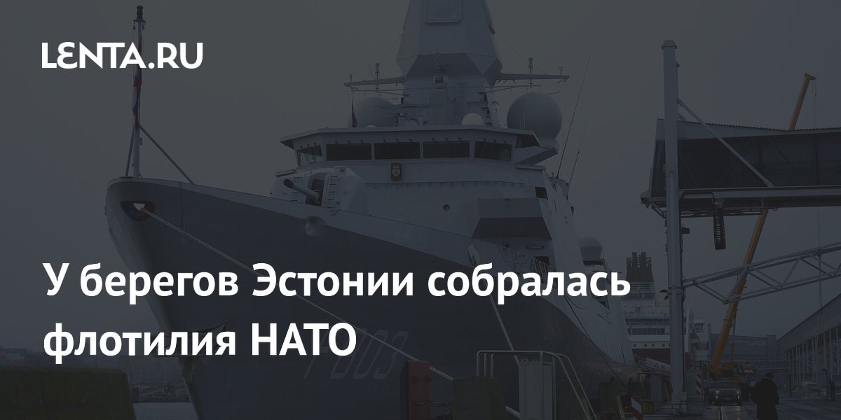 У берегов Эстонии собралась флотилия НАТО