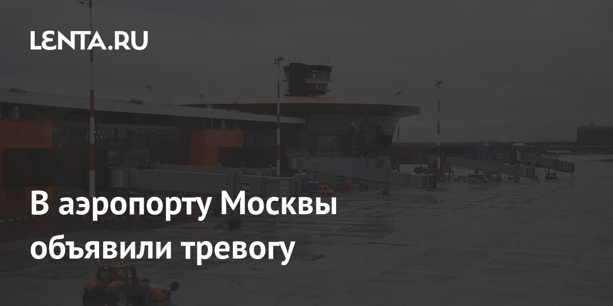 В аэропорту Москвы объявили тревогу