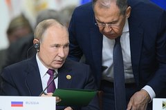 Владимир Путин и Сергей Лавров