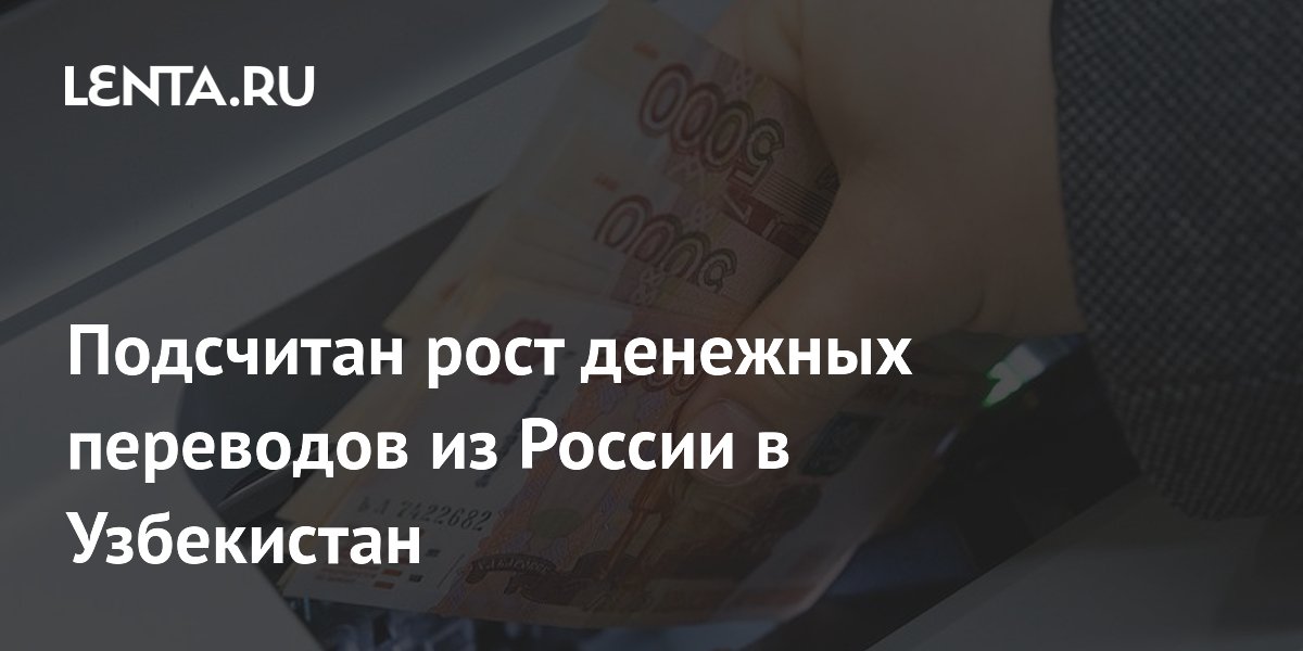 Подсчитан рост денежных переводов из России в Узбекистан