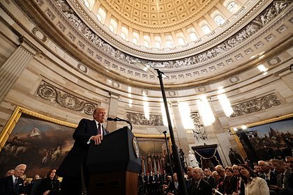 Трамп ни разу не упомянул Россию и Украину в речи