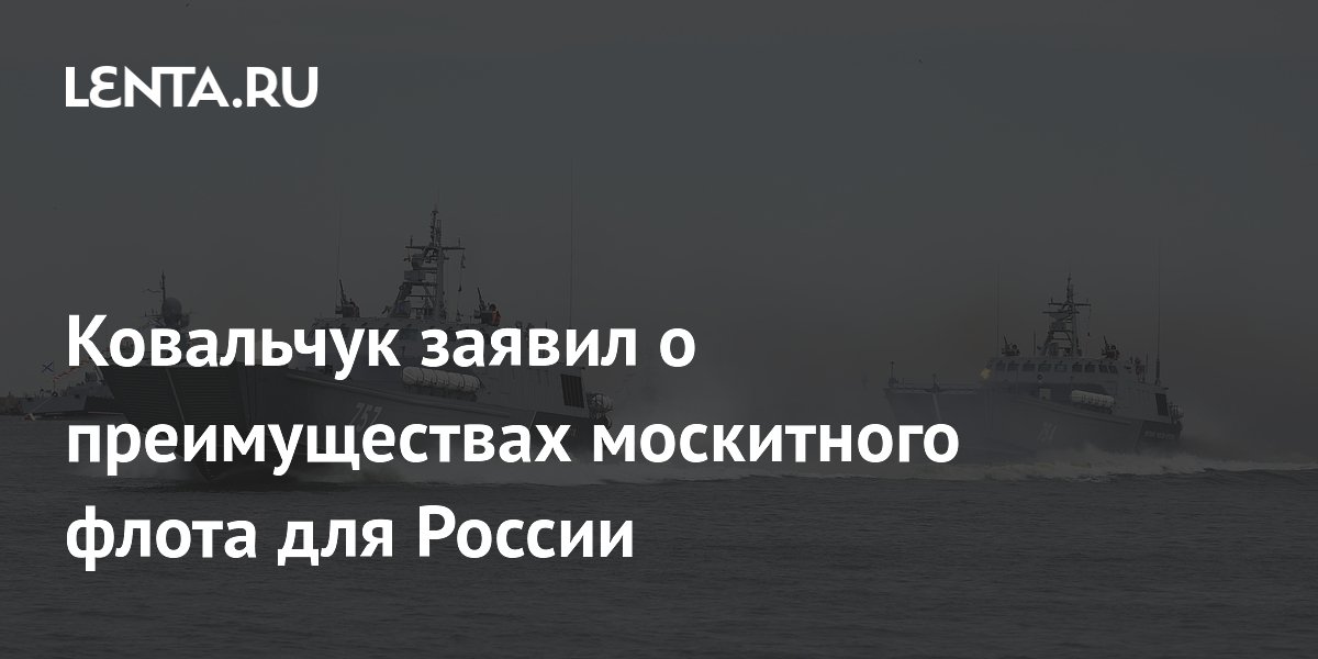 Ковальчук заявил о преимуществах москитного флота для России