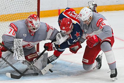 «Спартак» обыграл ЦСКА в матче КХЛ