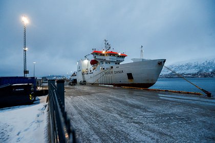 Полиция Норвегии отпустила судно с российским экипажем