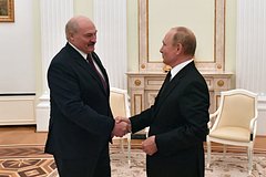 Александр Лукашенко и Владимир Путин