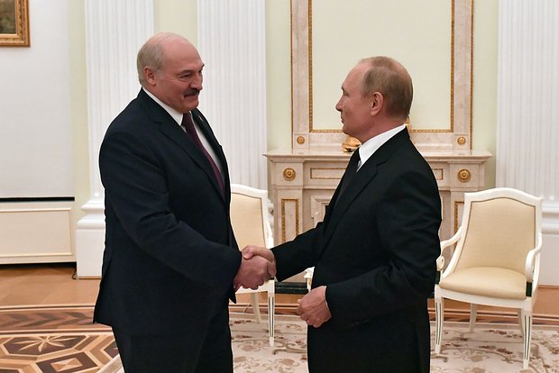 Александр Лукашенко и Владимир Путин
