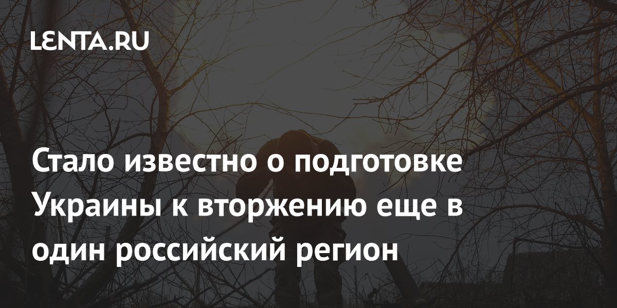 Стало известно о подготовке Украины к вторжению еще в один российский регион