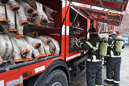 В российском детском саду из-за падения обломков беспилотников начался пожар
