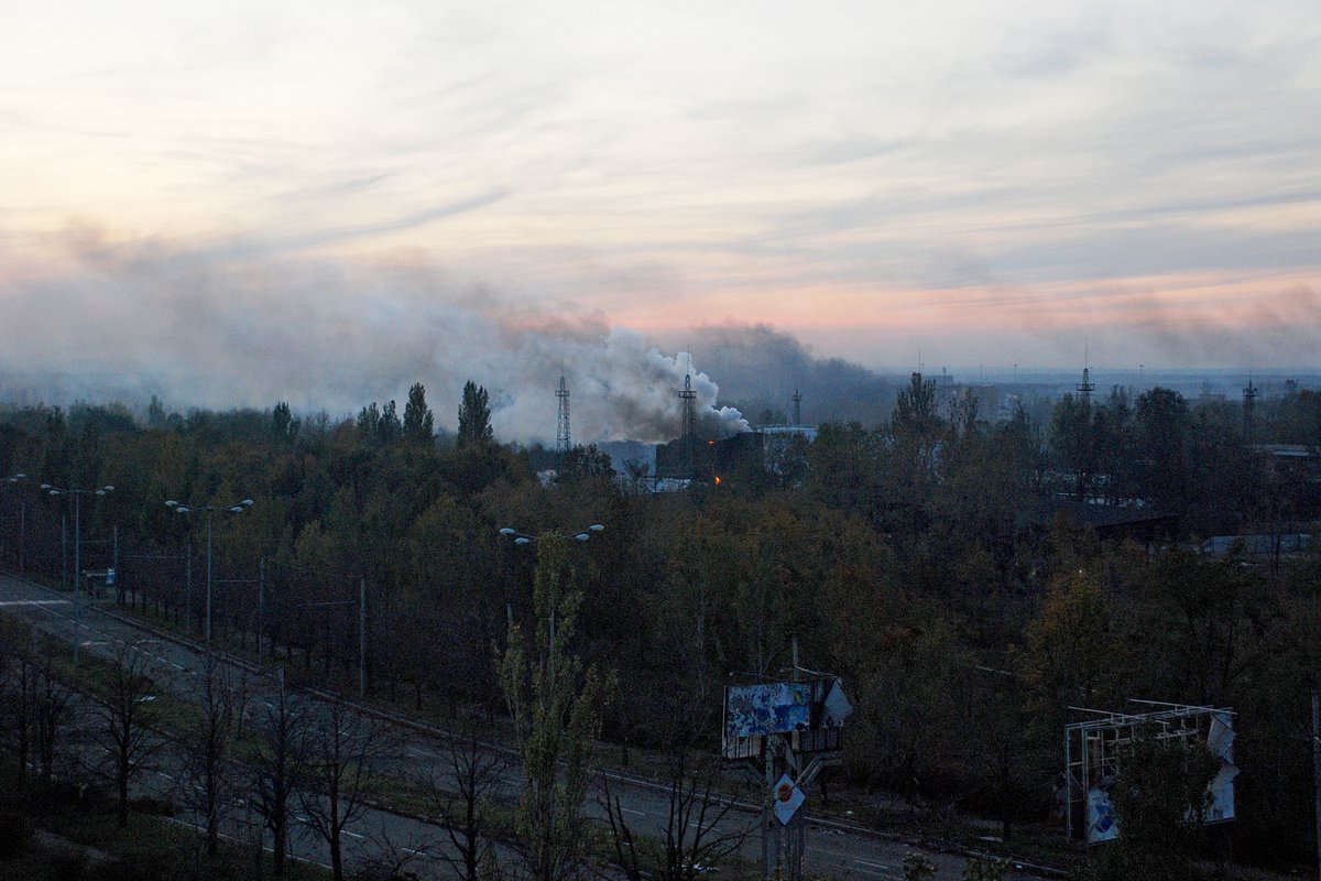 Во время боя в районе аэропорта города Донецка