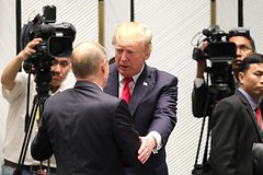 Владимир Путин и Дональд Трамп