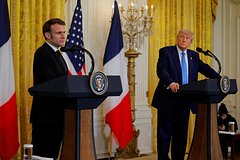 Emmanuel Macron e Donald Trump