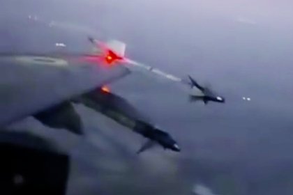 Полет F-16 на Украине показали на видео