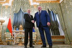 Владимир Путин и Александр Лукашенко