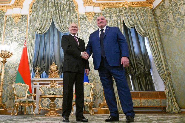 Владимир Путин и Александр Лукашенко