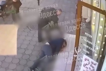 Момент убийства известного украинского неонациста в Одессе попал на видео