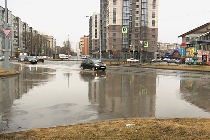 Российский город превратился в Венецию из-за дождей и талого снега