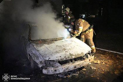 В Николаеве сообщили о поджоге машины сотрудника ТЦК