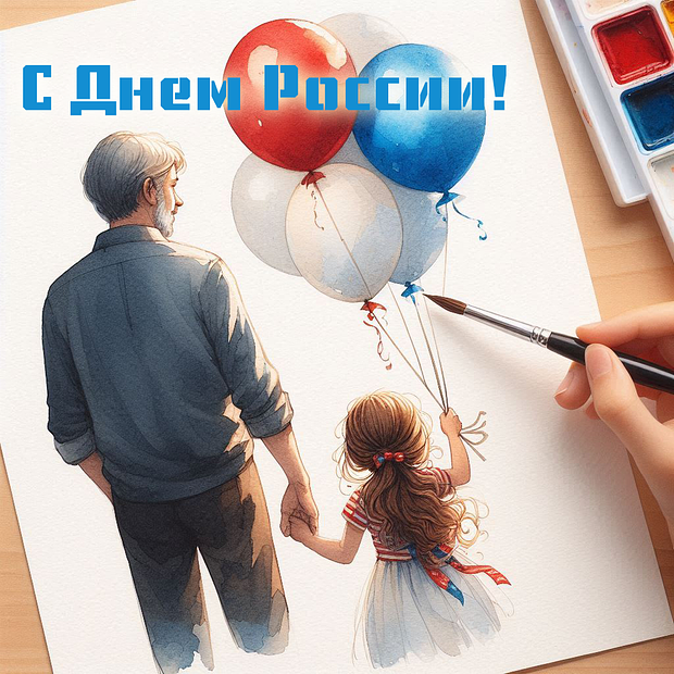 Красивая картинка на День России