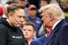 Илон Маск и Дональд Трамп