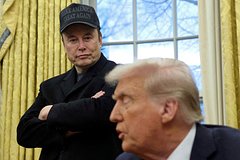 Илон Маск и Дональд Трамп