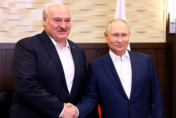 Владимир Путин и Александр Лукашенко