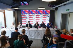 Пресс-конференция, посвященная 47-му Московскому международному кинофестивалю