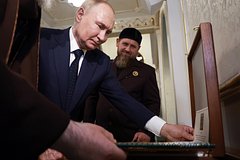 Владимир Путин и Рамзан Кадыров