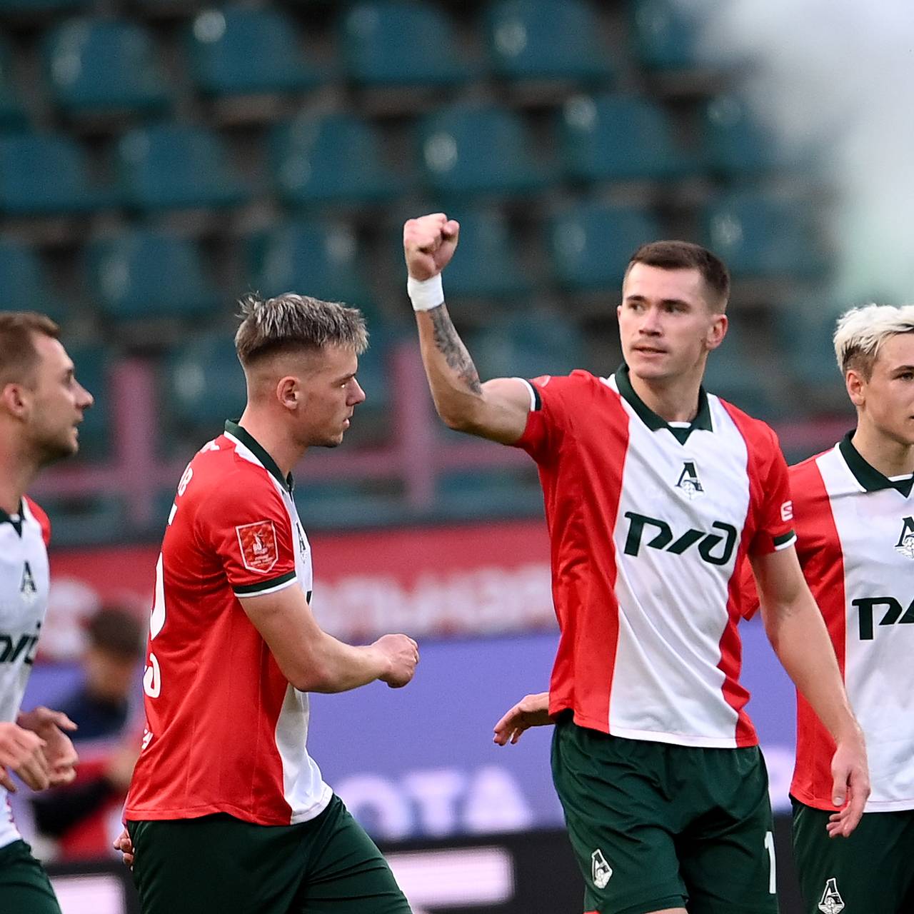 Игроки ФК «Локомотив». Фото: Алексей Филиппов / РИА Новости