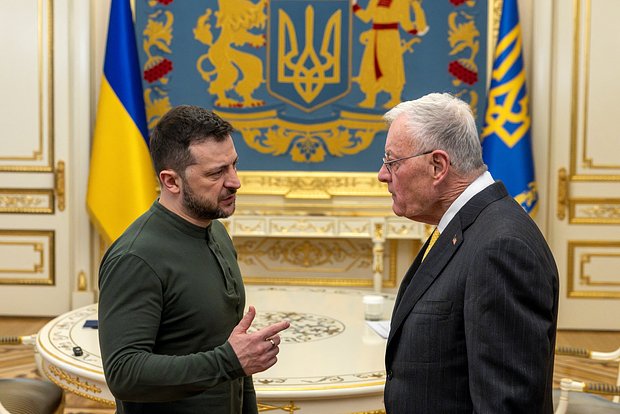 Владимир Зеленский и Кит Келлог