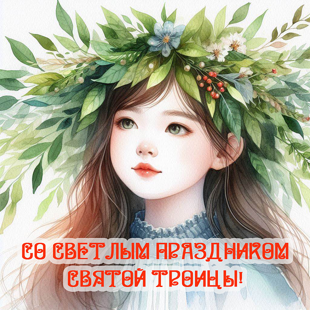 Красивая картинка на Троицу