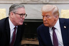 Кир Стармер и Дональд Трамп