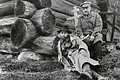 Петр Барановский (слева) и реставратор Григорий Чириков (предположительно, погиб в ГУЛАГе в 1936 году), 1920‑е годы