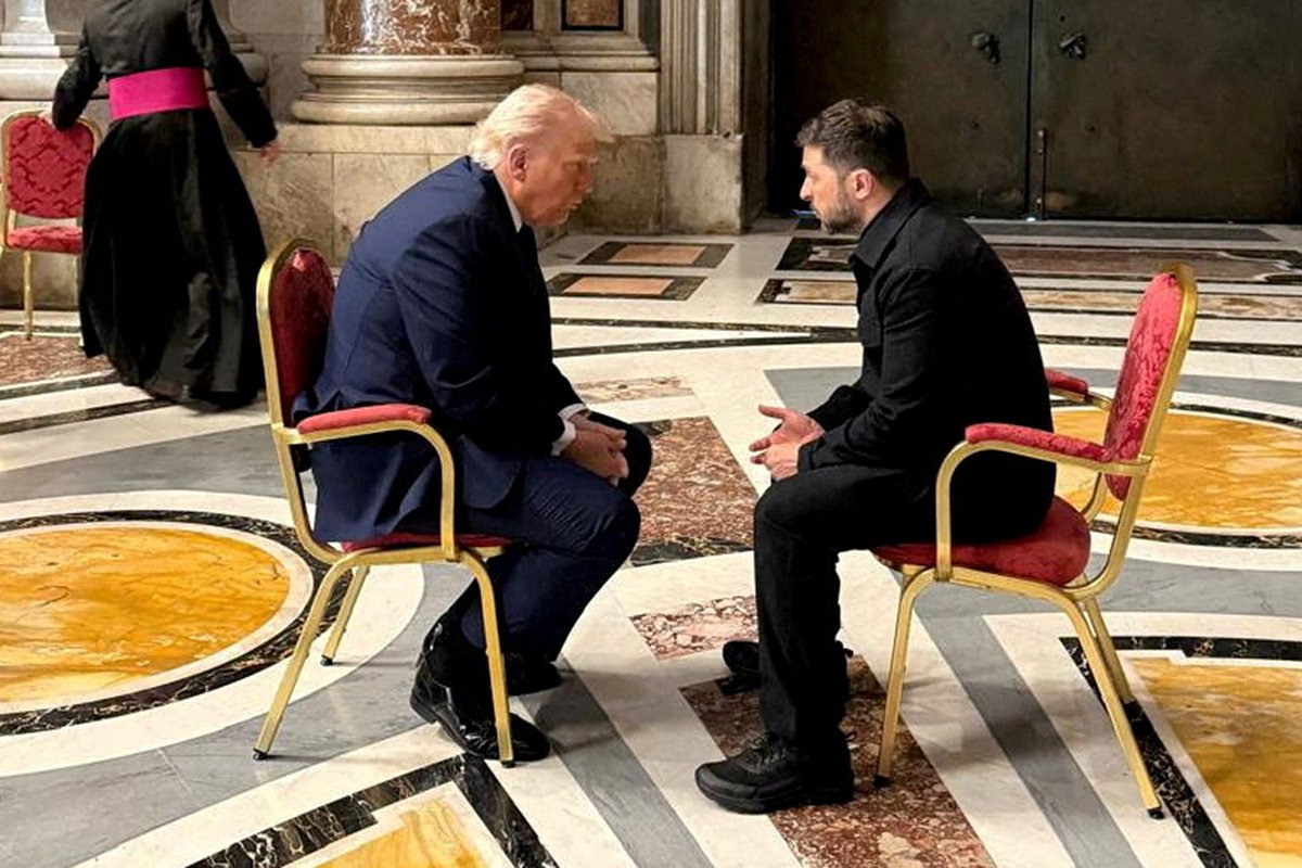 Дональд Трамп и Владимир Зеленский
