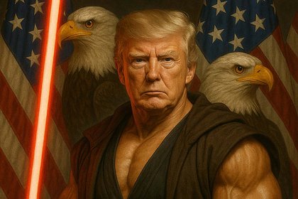 Белый дом показал фото Трампа в образе джедая