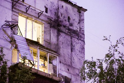 Опубликованы кадры с места падения беспилотника в Москве