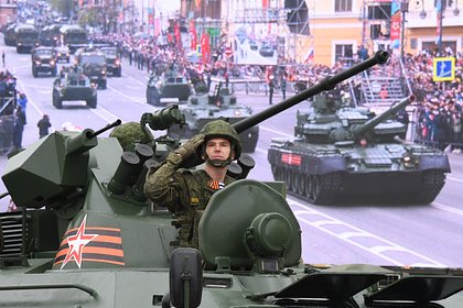 В России начался первый парад Победы
