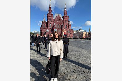 Валиева поделилась впечатлениями от парада Победы на Красной площади