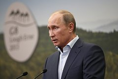 Владимир Путин на саммите G8