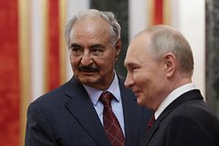Халифа Хафтар и Владимир Путин